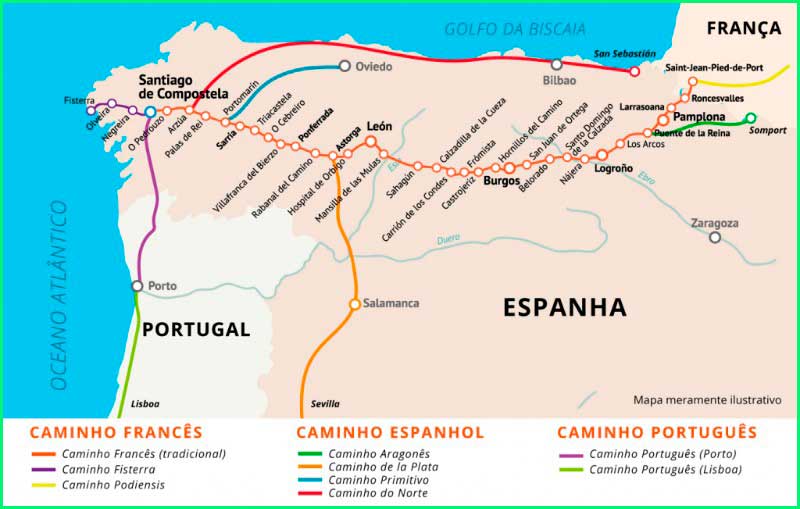 Santiago de Compostela en La Coruña