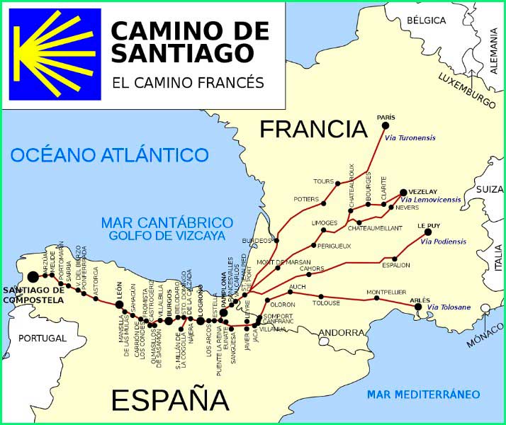 track Camino Francés: Santiago de Compostela - Portocamiño en La Coruña