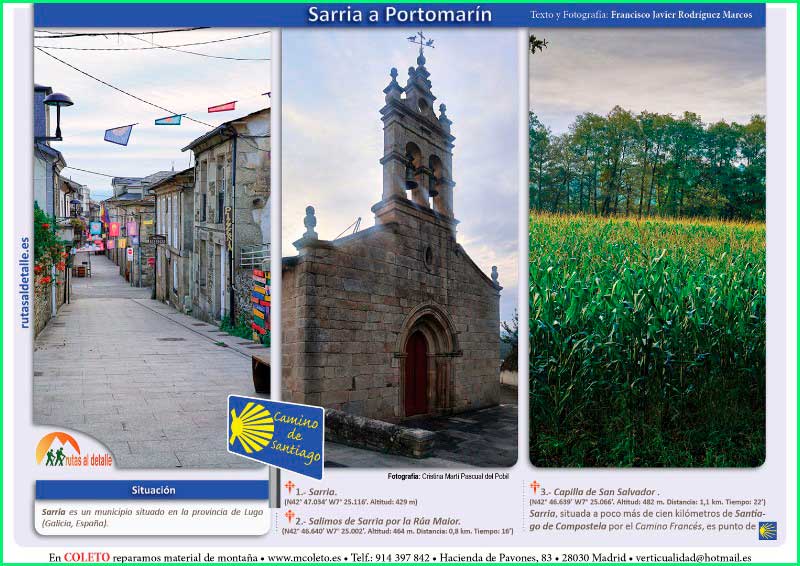 ruta Camino Francés: Sarria - Portomarín en Lugo