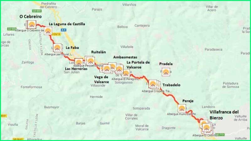 Villafranca del Bierzo en León