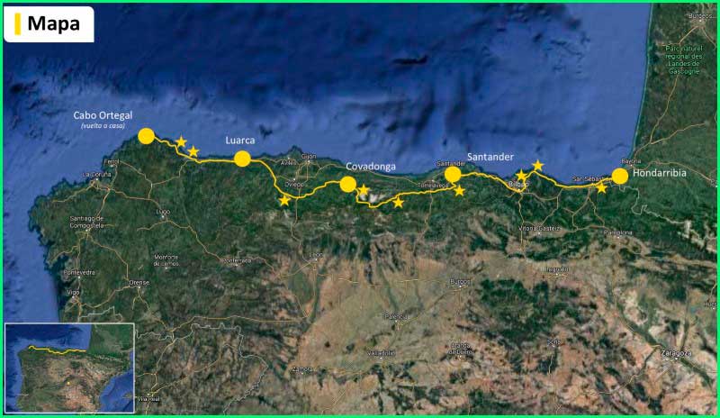 ruta Camino Natural de la Ruta del Cantábrico en Lugo