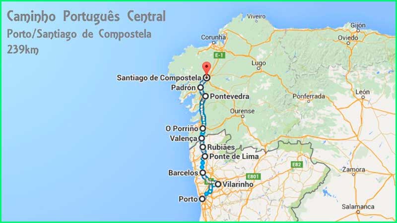 track Camino Portugués Central: Pontevedra a Santiago de Compostela en Pontevedra