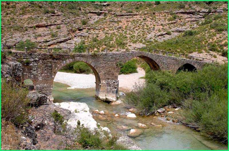 ruta Camino Puente de Fuendebaños en Huesca