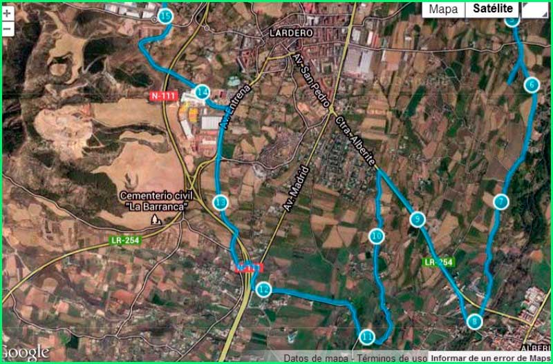 ruta Camino Viejo de Alberite - Senda El Piojo en La Rioja