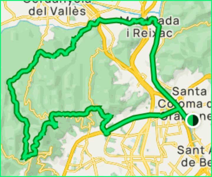Parque Natural de Collserola en Barcelona