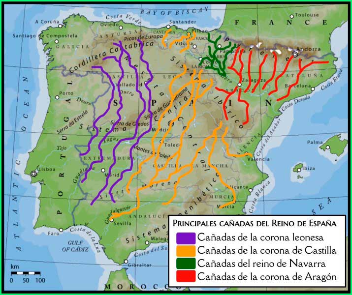 ruta Cañada Real de Andalucía a Valencia: Chinchilla - Los Llanos en Albacete