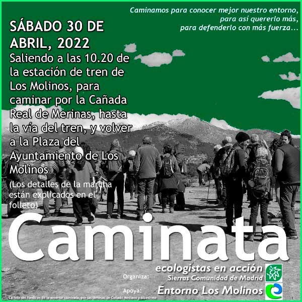 ruta Cañada Real de las Merinas: Alpedrete - Los Molinos en Madrid