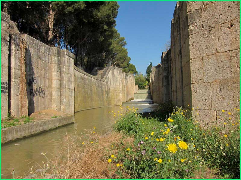 ruta Canal Imperial de Aragón - Esclusas de Valdegurriana en Zaragoza