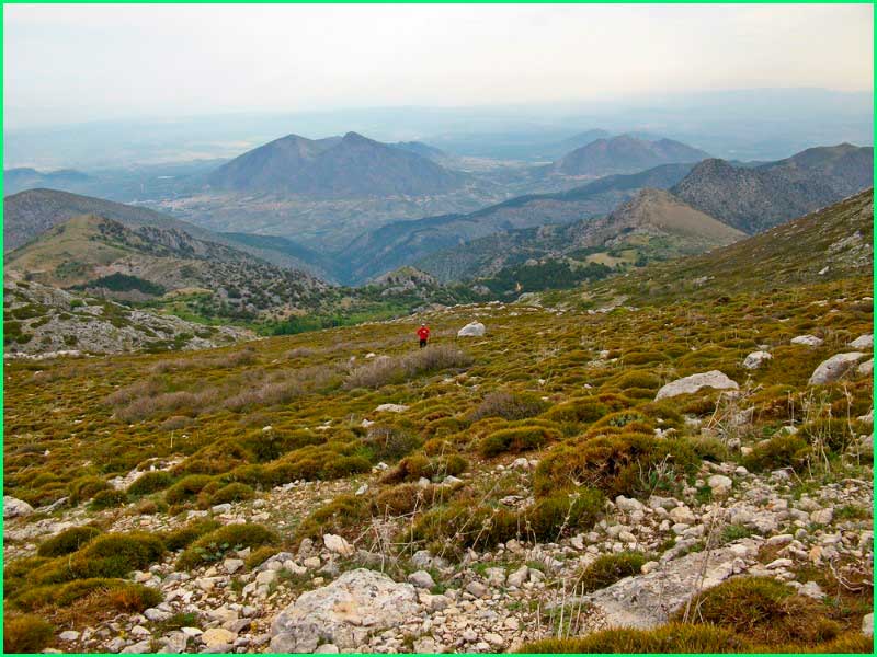 ruta Caño del Aguadero - Miramundos - Mágina - Peña Jaén en Jaén