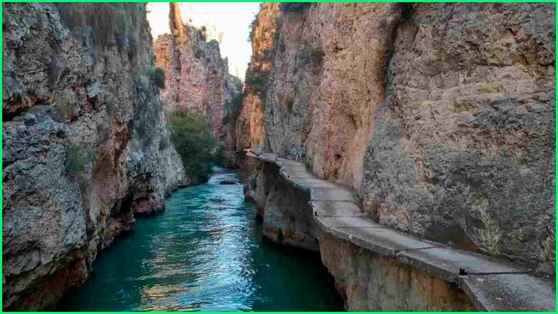 track Cañón de Almadena - Embalse de los Almadenes en Murcia