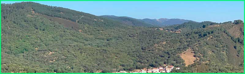 ruta Carboneras - El Maíllo - Los Santos en Huelva