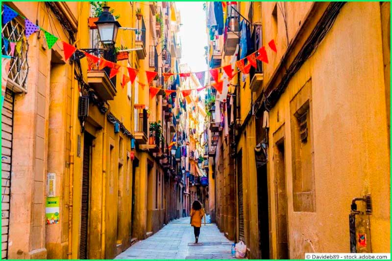 ruta Carrer de les Portes en Barcelona