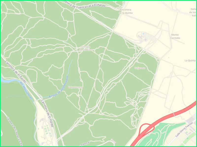 Monte de El Pardo en Madrid