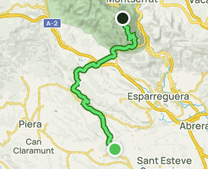 track Can Parellada - Gr®5 - Monasterio de Montserrat